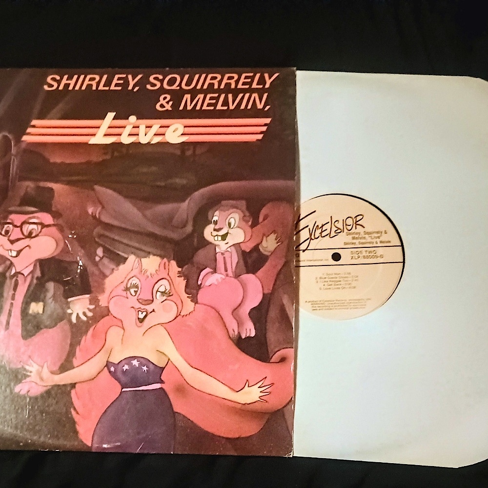 Shirley, Squirrely & Melvin LIVE album vinyl XLP